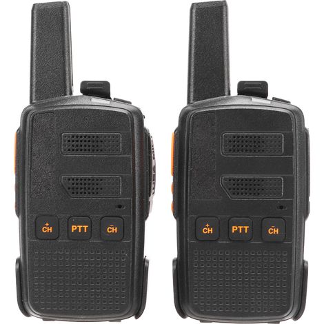 Talkie-walkie sans fil portable UHF 400-470 MHz, étanche, interface USB-C, radio bidirectionnelle, alimentation 100-240 V CA, prise américaine (1/5)