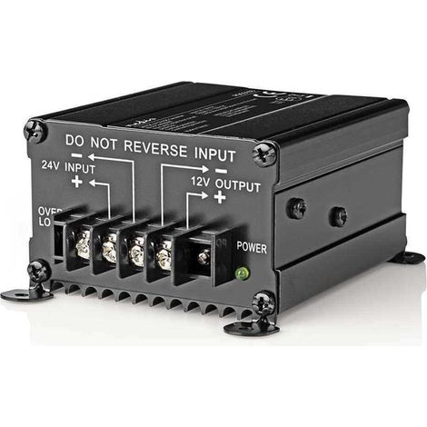Nedis Convertidor de alimentación 24V a 12V negro 120W