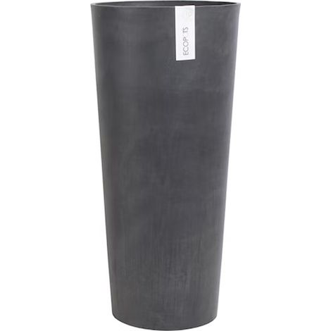 VASO TONDO ALTO AMSTERDAM NERO D30XH50CM