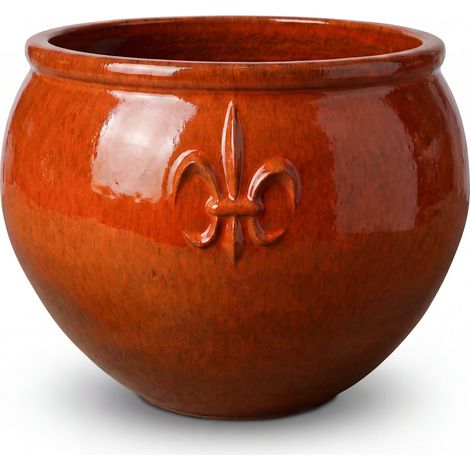 Vaso CLOVIS 86x64cm arancione tropicale