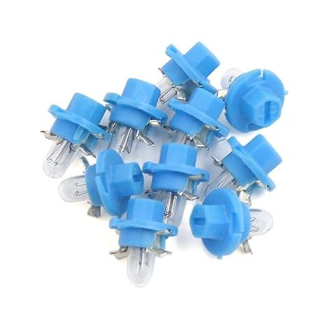 sourcing map 10pcs DC 12V Yellow Lighting 550LM B8.4 Interior Dashboard Indicator Bulb for Car (1/5)