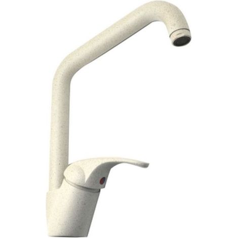 MISCELATORE LAVELLO CANNA GIREVOLE MOD. QUADRO SERIE MARZIA Granito Avena