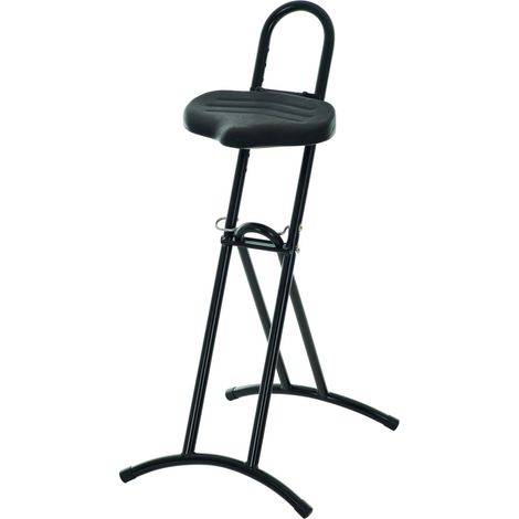 STIER Stehhilfe klappbar Sitzhöhe 600-850 mm PU-Sitz