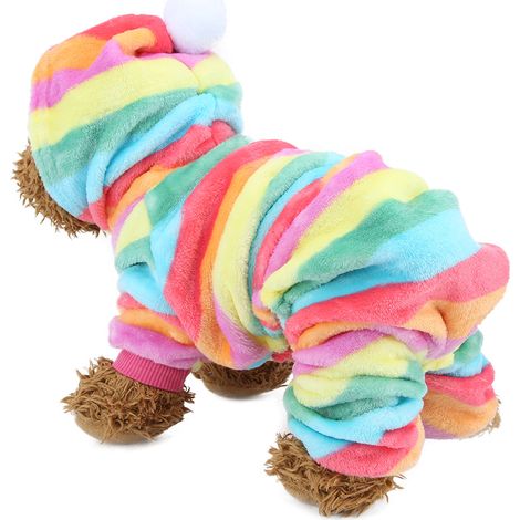 Vêtements Chauds d'Automne Hiver pour Chien Chat - Combinaison Pyjama Douce Animaux Domestiques (1/5)