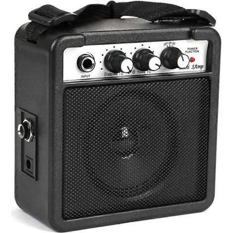 5-Watt-Gitarrenverstärker mit Lautsprecher, Lautstärke- und Klangregelung sowie Overdrive-Funktion (1/5)