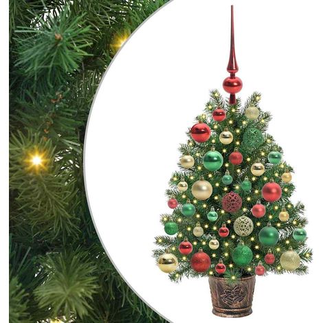 Árbol de Navidad artificial Verde 75 cm PE y PVC vidaXL
