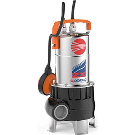 ELETTROPOMPA SOMMERGIBILE IN GHISA E ACCIAIO PER POZZI NERI MONOFASE MOD.ZXM VORTEX HP 0,85 KW 0,60 230V PEDROLLO S.P.A.
