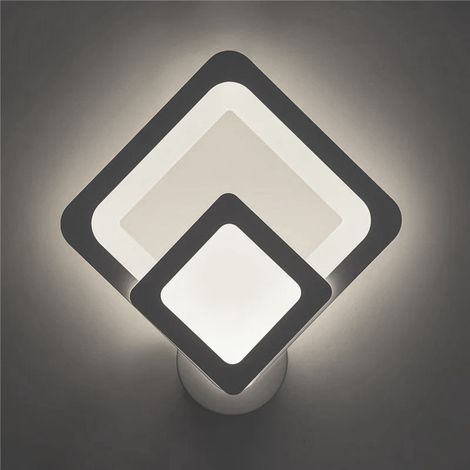 Applique Lampada da parete per muro a LED 12W moderna Rombi Luce per interno (1/5)