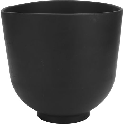 Bol mélangeur en silicone noir uni pour masques faciaux (DIY), outil de beauté cosmétique. (1/5)