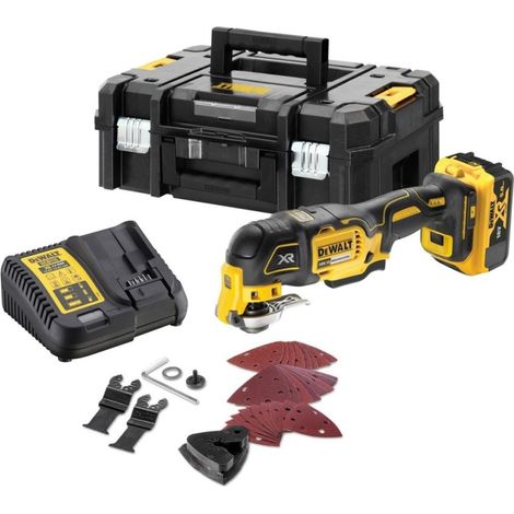 Dewalt DCS356P1-QW Outil multifonction 18V XR (1x5,0 Ah) en coffret T-STAK (1/3)