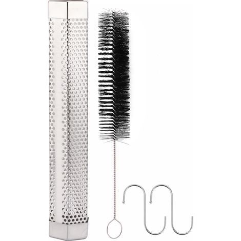 Tube à fumée en acier inoxydable 304, portable, accessoire de barbecue pour grillades en extérieur, outil de fumage pour fête (1/5)