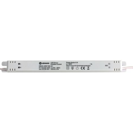 Alimentation LED LEDVANCE DB22-18W190-N1, 7,6 W