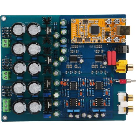 Module DAC AK4396VF AK4113 Décodeur Audio pour Entrée Coaxiale Fibre USB, Carte 9-12V, Convertisseur HiFi (1/5)