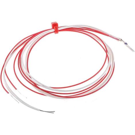 Capteur RTD PT100 RS PRO, Ø 2mm, L.10mm + 500mm, +250°C max, Fil de sortie ( Prix pour 1 )