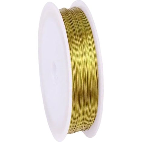 10 Rouleaux de fil de fer 0,4 mm coloré pour précision, bricolage et confection de fleurs (1/5)