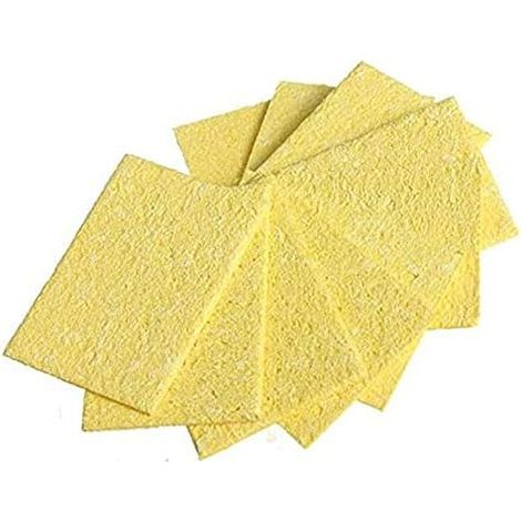 Pack of 100 soldering iron cleaning sponges (1/5)