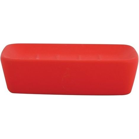 Jabonera Cerámica HAITI Rojo MSV