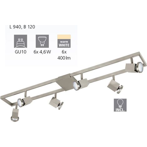 Eglo Lampada da Soffitto a 6 Faretti (1/5)