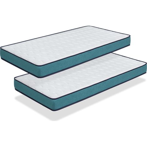 2X Matratzen CONFORT PRO 80x160 -H2- Hohe 14 cm Super weiche Polsterung - jugendlich - ideal für Nest-Betten