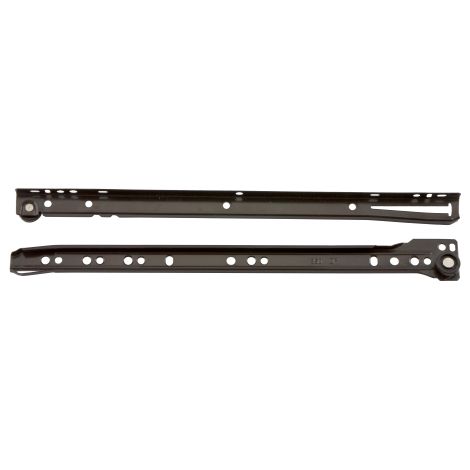 paire de guides pour tiroirs en acier brun 55 cm guide d&39accessoires pour tiroir