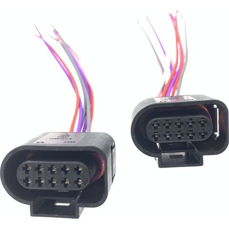 Applicable to the front and rear bumper radar connectors of Volkswagen Bora, Santana, Passat, Sagitar, Magotan, A3, S4, A6, La4, Q3 and Q5 (1/4)