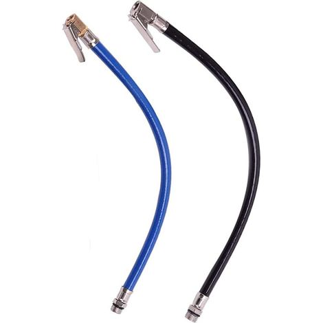 N/S 2 pezzi Tubo di prolunga in gomma per valvola pneumatici, adattatore per gonfiaggio pneumatici, prolunghe per tubo di gonfiaggio, pompa, ruota, flessibile, facile da trasportare (1/5)