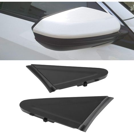 Paar Zierleisten für die vorderen Außensäulen links und rechts, passend für Honda Civic 2012-2015, Teilenummer 75495-TR0-A01 (1/5)