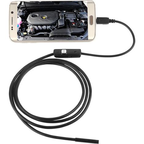 TrAdE Shop Traesio - Telecamera Endoscopica Ispezione Micro Usb Per Android Con Funzione Otg 1.5mt - (1/5)