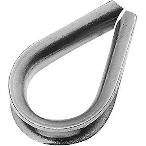INDUSTRIEL  Cosse en forme de cœur M5  Protecteur de câble en acier galvanisé  Diamètre du câble : 5 mm  Lot de 25 (1/5)