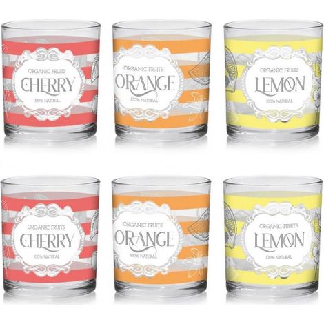 Set 6 Bicchieri da Tavola Acqua Vino Linda Season 220 ml Cerve (1/2)