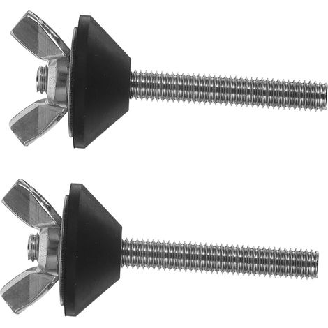 2 pièces Kit de Fixation Wc Acier, Acier Inoxydable (1/5)