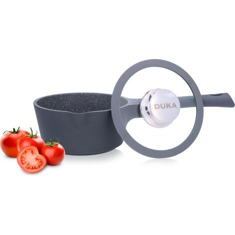 Gota Cook Duka Drehtopf aus Aluminium mit Deckel, 16 cm (1/5)