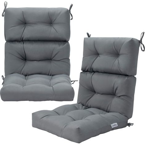 COSTWAY Cuscino Per Poltrone,Cuscino Per Poltrone Da Giardino,Cuscino Per Poltrona Relax,Cuscino Imbottito Per Poltrona Relax,Cuscino Per Sdraio,Cuscino Per S (1/5)