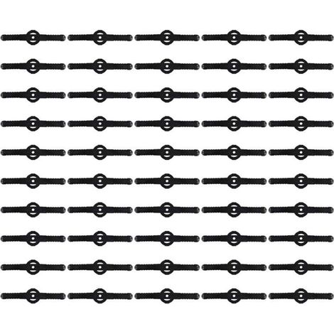 50 Lames De Tondeuse À Gazon En Plastique Sans Outil Accessoires Jardin Pièces De Rechange (1/4)