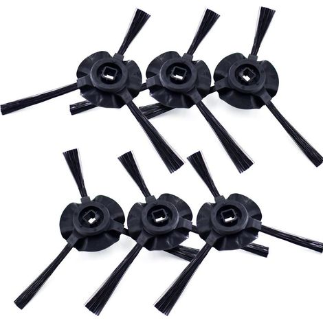 Pièces de rechange pour brosses latérales d'aspirateur robot - Lot de 6