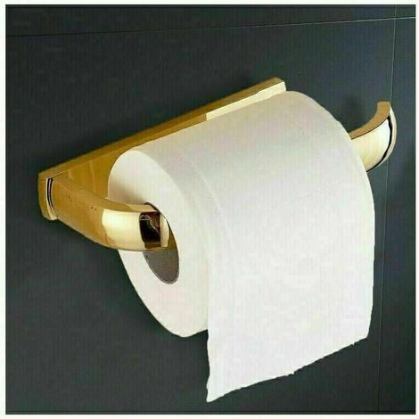 Antiker Toilettenpapierhalter aus Messing, Wanddekoration für Toiletten, Toilettenpapierspender, Toilettenpapierhalter - Badezimmeraccessoire (1/5)