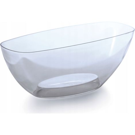 Prosperplast Blumentopf kunststoff COUBI, Transparent 1L - 19,8x13x10,2 cm