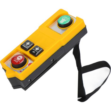 Télécommande pour grue, palan, 2 interrupteurs à clé, boîtier ABS étanche, 220 V CA (1/5)