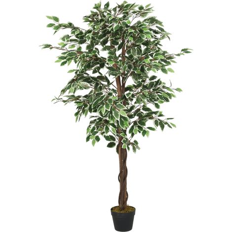Ficus artificiel 378 feuilles 80 cm vert