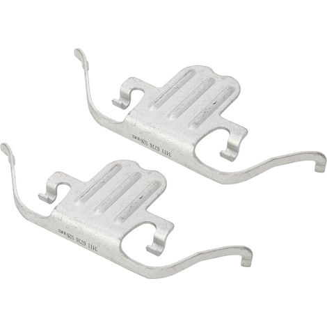 2 clips de fixation de plaquettes de frein 34116798879 pour étrier de frein à disque avant, compatibles avec BMW Série 1 E81 120d, 120i, 123d et 130i. (1/5)