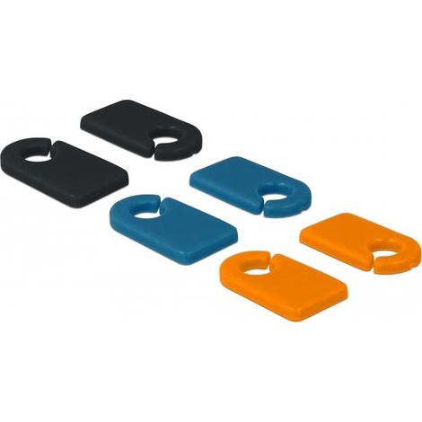 Delock Clip marcador de cable para juego de autoetiquetado 6 piezas