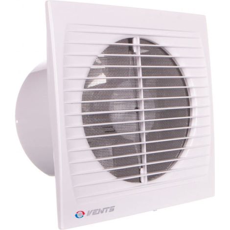 Ventilatore domestico da parete con interruttore a tirante (stile WP) da 150 mm di diametro, 230 V, 20 W, 240 m³/h, 33 dB.
