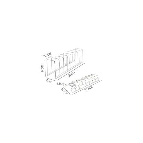 Escurridor de platos de acero inoxidable, rejilla para platos, estante de almacenamiento de cocina, A + B