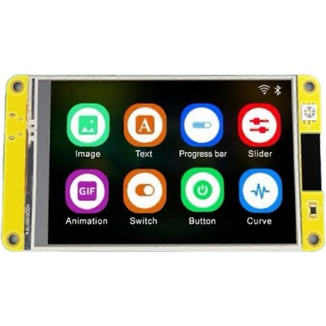 Écran intelligent 3,5 pouces pour carte de développement Arduino LVGL ESP32 Wifi et Bluetooth - Module LCD TFT - A (1/5)