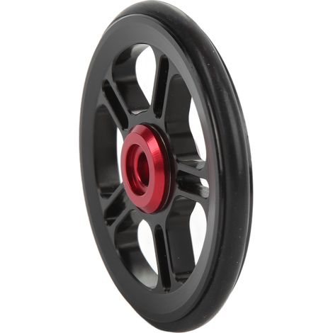 Roue auxiliaire Easywheel en alliage d'aluminium pour vélo pliant Brompton, 6 cm, usinée CNC (1/5)