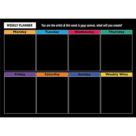 Tableau Blanc Magnétique Auto-Adhésif - Surface Lisse - PET Résistant aux Taches - Pour Frigo Porte ou Mur - 60 x 40 cm - 1 Pièce (1/5)