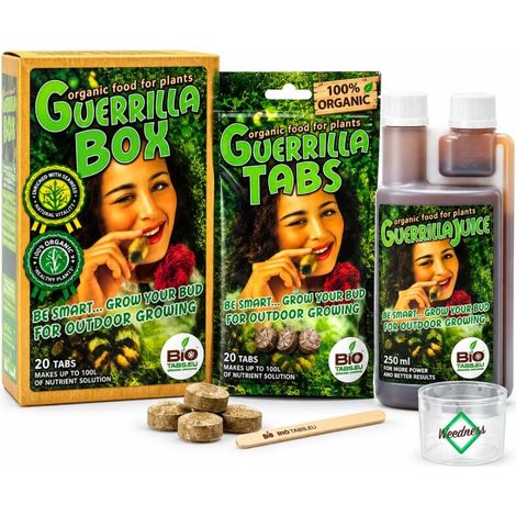 BioTabs Guerilla Starterpack extérieur engrais kit de démarrage kit complet soin des plantes (1/5)