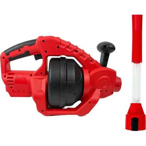 Irovami Déboucheur électrique sans fil – câble 7 m, LED, 0-600 tr/min, 18V, outil seul