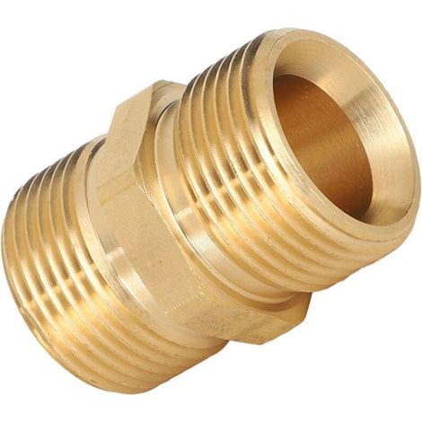 Adaptateur Pulvérisateur - Raccord M22 Mâle 14 mm x 14 mm - Pour Nettoyeurs Haute Pression - 1 Pièce (1/5)