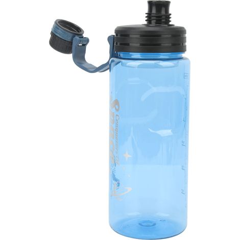 1500 ml Sport-Trinkflasche, aus lebensmittelechtem Polycarbonat, mit Skala, ideal für Fitnessstudio, Radfahren und Laufen, blau. (1/5)